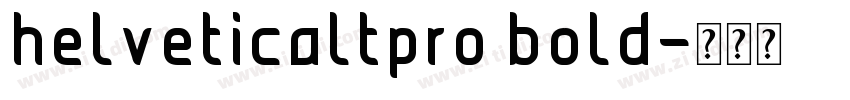 helveticaltpro bold字体转换
